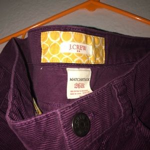 J. Crew matchstick jeans